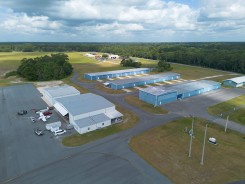 hangars aerial